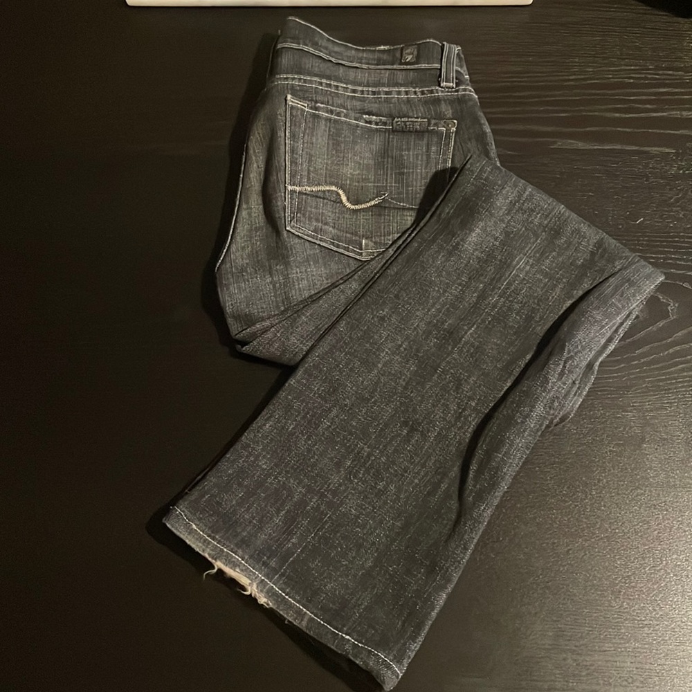 7 For All Man Kind Lowrise Bootcut Jeans Size 27